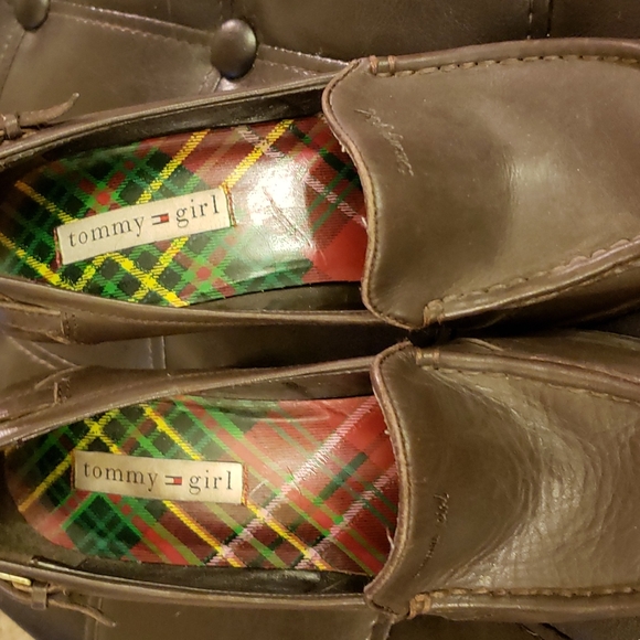 Brown leather Tommy Girl pumps - Picture 2 of 6